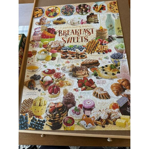 Cobble Hill | Breakfast Sweets 1000 Piece Jigsaw Puzzle with Poster - Picture 6 of 6